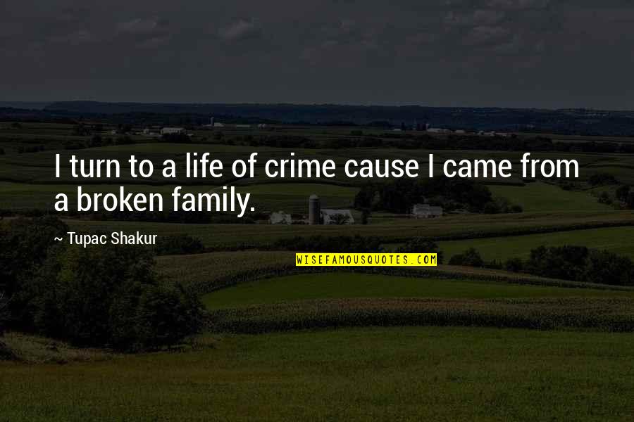 Spanjaardstraat Quotes By Tupac Shakur: I turn to a life of crime cause Spanjaardstraat Quotes By Tupac Shakur: I turn to a life of crime cause