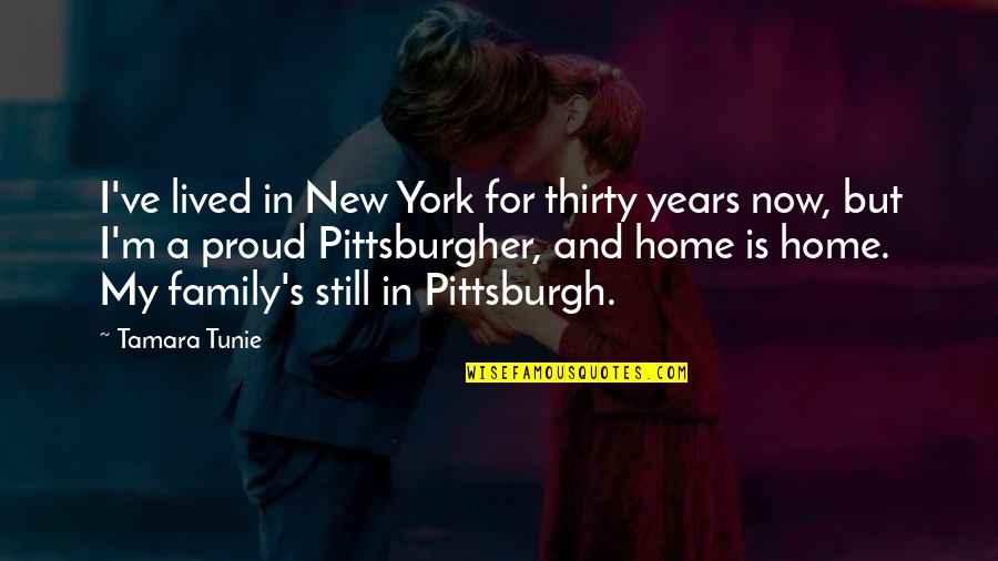 Spanjersigns Quotes By Tamara Tunie: I've lived in New York for thirty years Spanjersigns Quotes By Tamara Tunie: I've lived in New York for thirty years