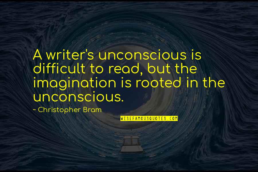 Spatium Retroperitoneal Quotes By Christopher Bram: A writer's unconscious is difficult to read, but