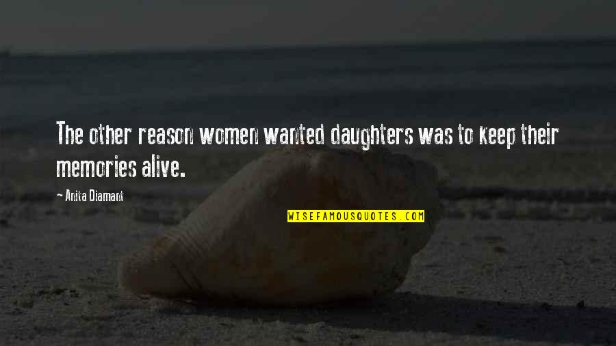 Speakerphone Emoji Quotes By Anita Diamant: The other reason women wanted daughters was to
