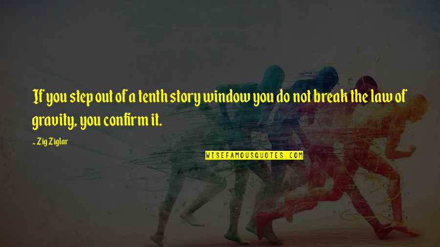 Special Guest Quotes By Zig Ziglar: If you step out of a tenth story Special Guest Quotes By Zig Ziglar: If you step out of a tenth story
