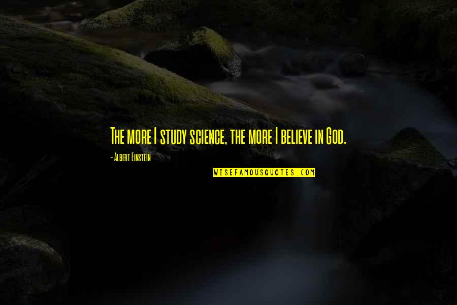 Speciale Tekens Quotes By Albert Einstein: The more I study science, the more I