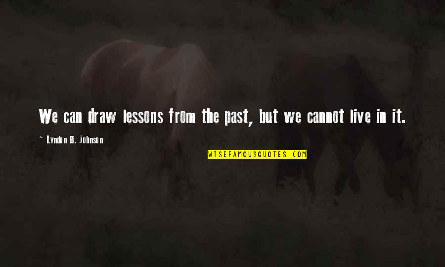 Specter 5e Quotes By Lyndon B. Johnson: We can draw lessons from the past, but