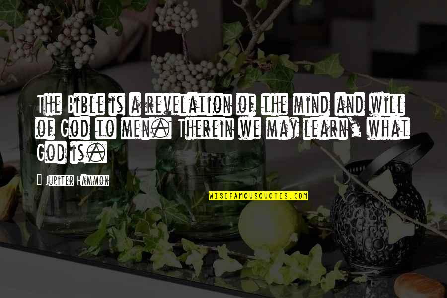 Specular Quotes By Jupiter Hammon: The Bible is a revelation of the mind