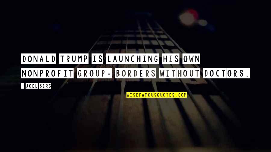 Spending Christmas Apart Quotes By Joel Berg: Donald Trump is launching his own nonprofit group: