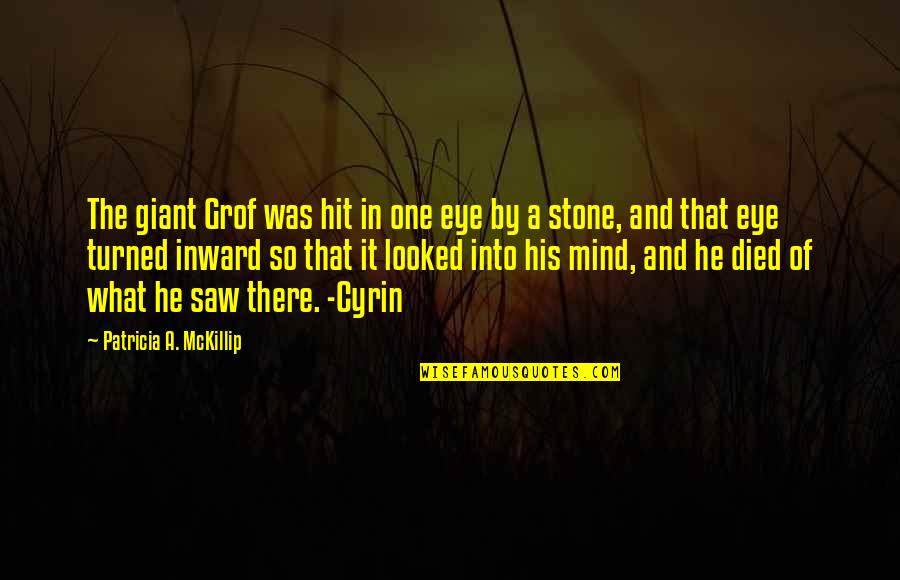 Spiciness Synonym Quotes By Patricia A. McKillip: The giant Grof was hit in one eye Spiciness Synonym Quotes By Patricia A. McKillip: The giant Grof was hit in one eye