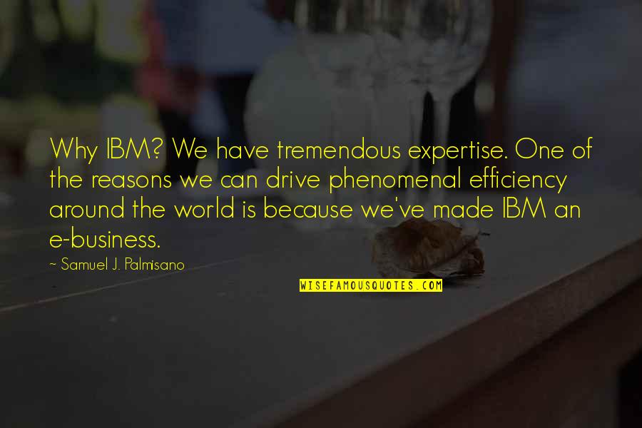 Spiegel Im Quotes By Samuel J. Palmisano: Why IBM? We have tremendous expertise. One of Spiegel Im Quotes By Samuel J. Palmisano: Why IBM? We have tremendous expertise. One of