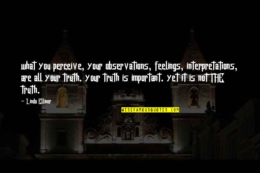 Spies In 1984 Quotes By Linda Ellinor: what you perceive, your observations, feelings, interpretations, are