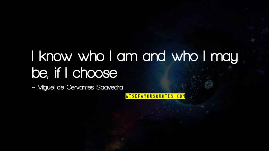 Spoiling Grandchildren Quotes By Miguel De Cervantes Saavedra: I know who I am and who I