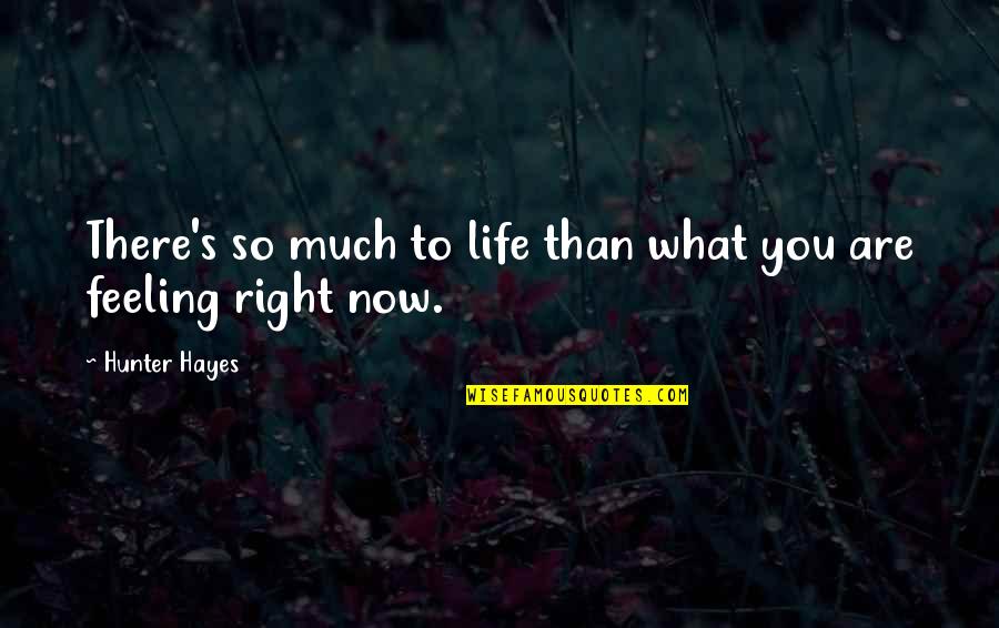 Sponda Quartz Quotes By Hunter Hayes: There's so much to life than what you