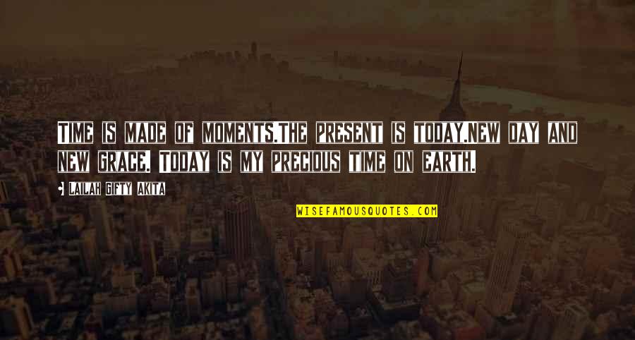 Spongeslob Quotes By Lailah Gifty Akita: Time is made of moments.The present is today.New Spongeslob Quotes By Lailah Gifty Akita: Time is made of moments.The present is today.New
