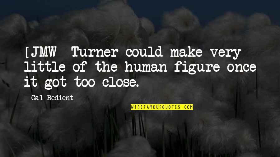 Sponholz Family Tree Quotes By Cal Bedient: [JMW] Turner could make very little of the
