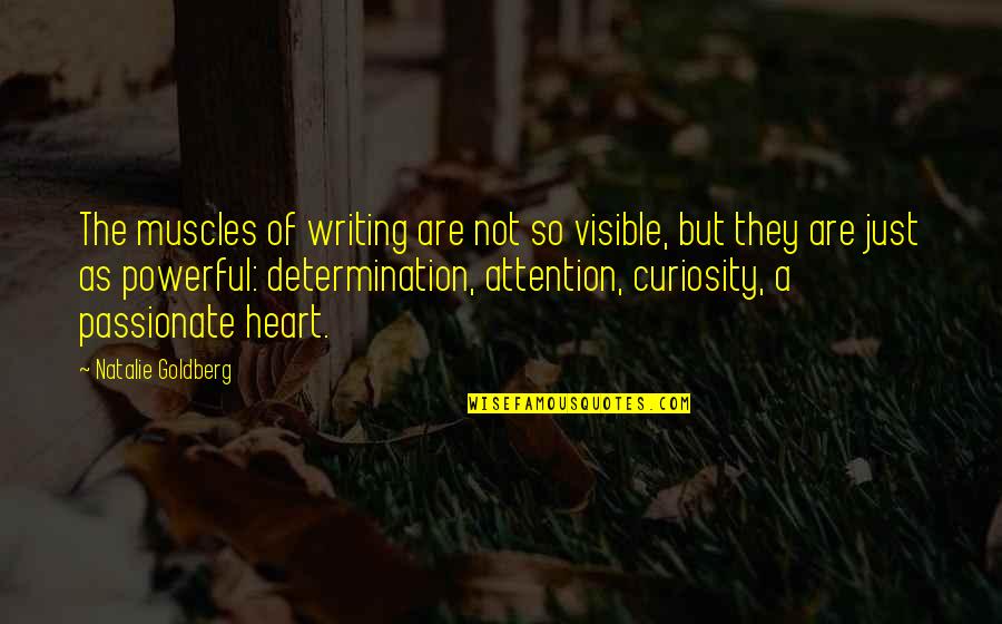 Spoornetwerk Quotes By Natalie Goldberg: The muscles of writing are not so visible, Spoornetwerk Quotes By Natalie Goldberg: The muscles of writing are not so visible,