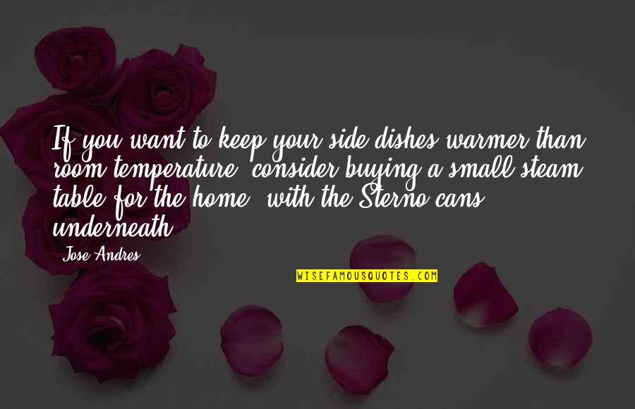 Spouseless Quotes By Jose Andres: If you want to keep your side dishes Spouseless Quotes By Jose Andres: If you want to keep your side dishes