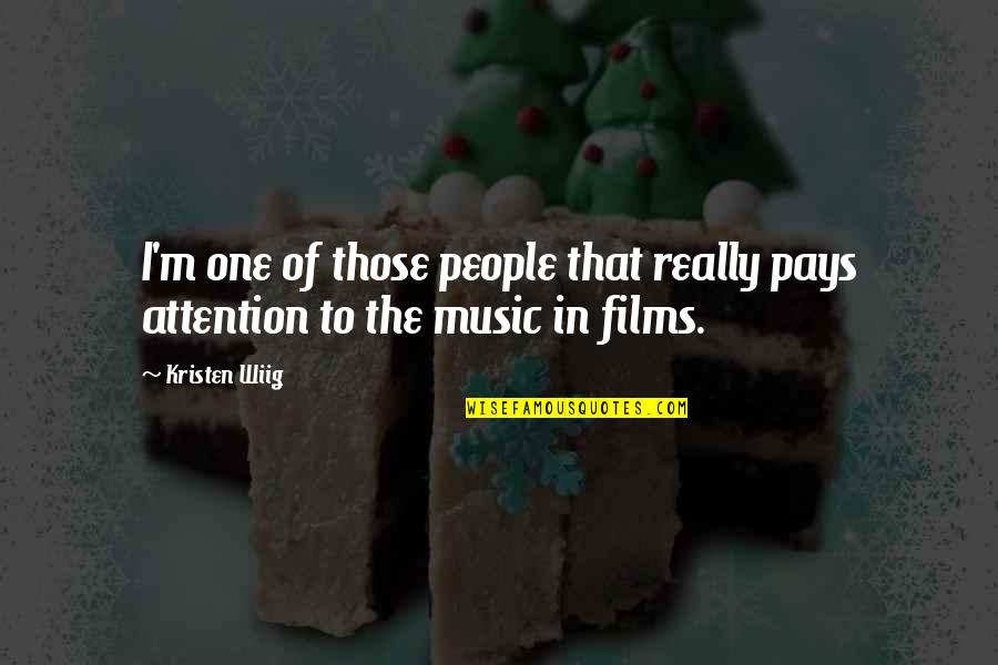 Spurgin Coat Quotes By Kristen Wiig: I'm one of those people that really pays