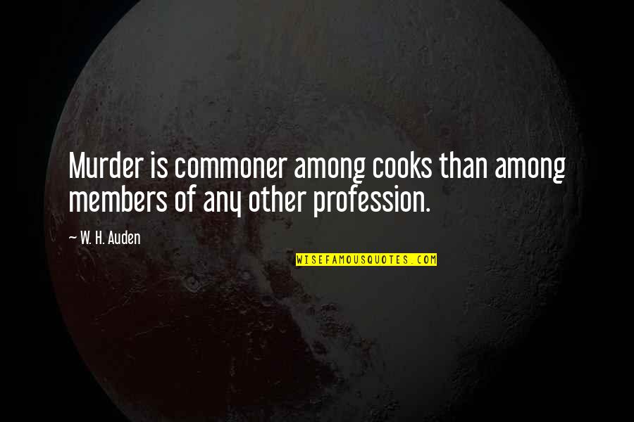 Sqlcmd Export Double Quotes By W. H. Auden: Murder is commoner among cooks than among members