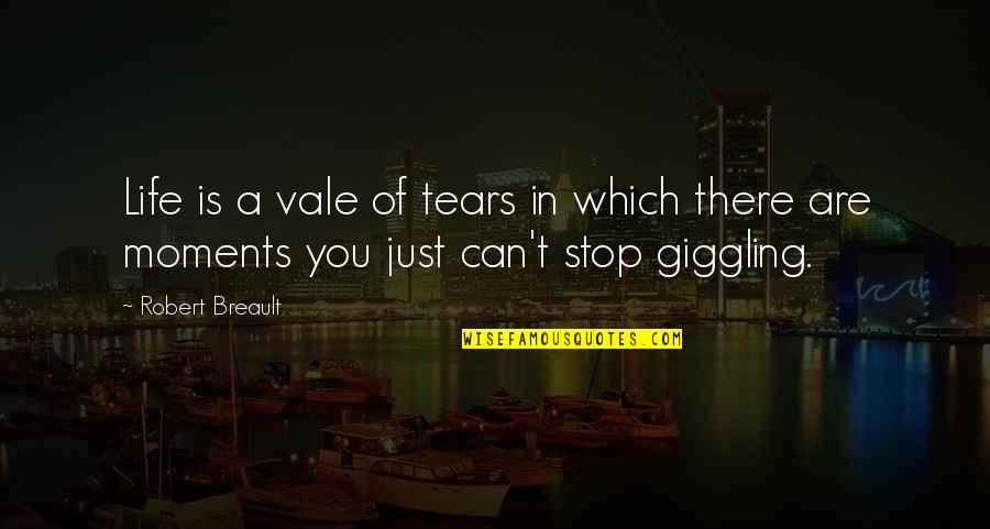 Srebro 925 Quotes By Robert Breault: Life is a vale of tears in which