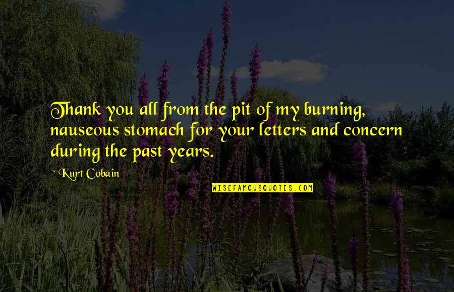 St Isidore Quotes By Kurt Cobain: Thank you all from the pit of my