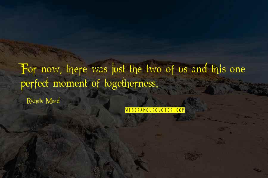 St7 Volleyball Quotes By Richelle Mead: For now, there was just the two of