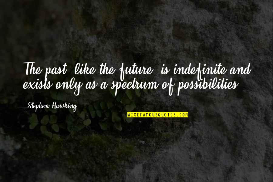 Staff Motivational Quotes By Stephen Hawking: The past, like the future, is indefinite and