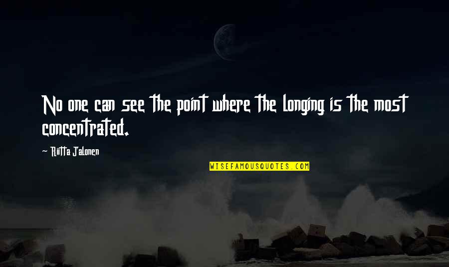 Stagecoach Stop Quotes By Riitta Jalonen: No one can see the point where the