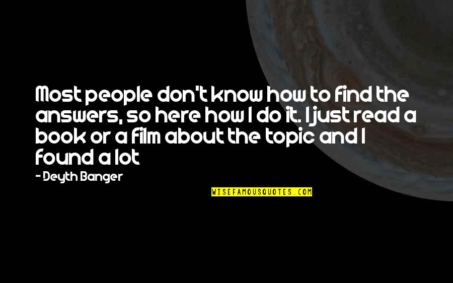 Stahuj Hudbu Quotes By Deyth Banger: Most people don't know how to find the Stahuj Hudbu Quotes By Deyth Banger: Most people don't know how to find the