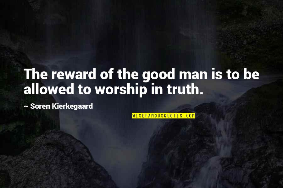 Stalking My Facebook Quotes By Soren Kierkegaard: The reward of the good man is to Stalking My Facebook Quotes By Soren Kierkegaard: The reward of the good man is to