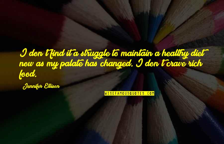 Standoffish Snakes Quotes By Jennifer Ellison: I don't find it a struggle to maintain Standoffish Snakes Quotes By Jennifer Ellison: I don't find it a struggle to maintain