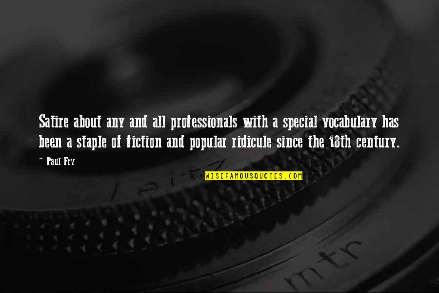 Staple Quotes By Paul Fry: Satire about any and all professionals with a Staple Quotes By Paul Fry: Satire about any and all professionals with a