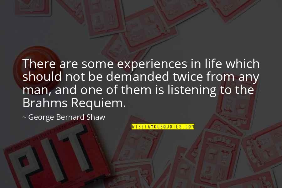 Star Fox Zero Quotes By George Bernard Shaw: There are some experiences in life which should