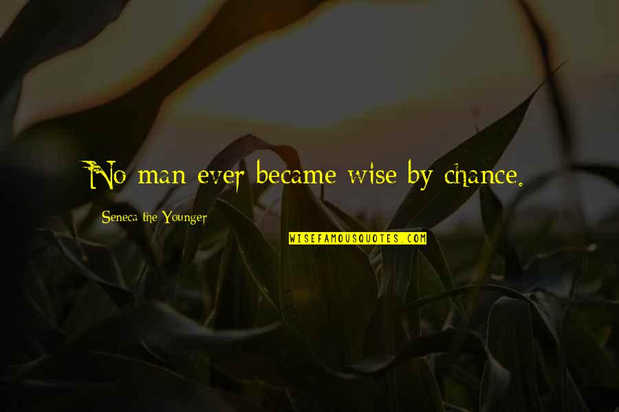 Star Plus Mahabharat Shri Krishna Quotes By Seneca The Younger: No man ever became wise by chance.