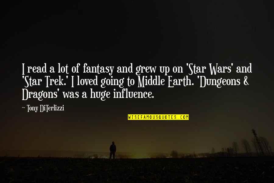 Star Trek V'ger Quotes By Tony DiTerlizzi: I read a lot of fantasy and grew