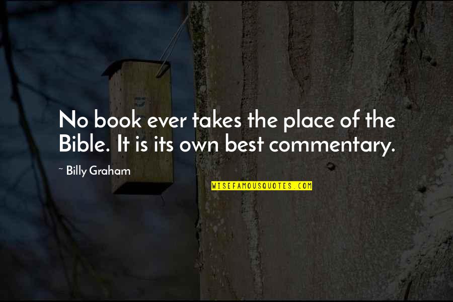 Starbox Dresses Quotes By Billy Graham: No book ever takes the place of the