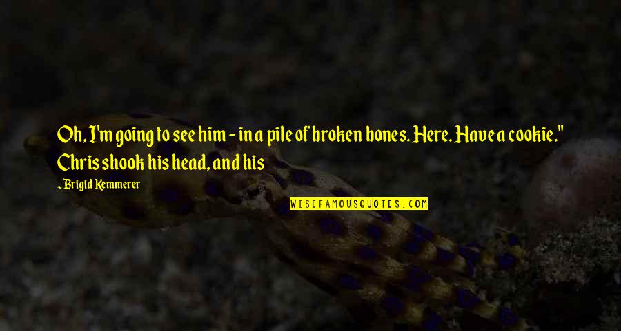 Starer Quotes By Brigid Kemmerer: Oh, I'm going to see him - in