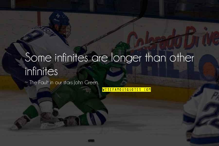 Stars John Green Quotes By The Fault In Our Stars John Green.: Some infinites are longer than other infinites