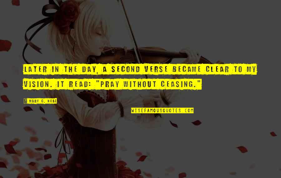 Stars Lottery Quotes By Mary C. Neal: Later in the day, a second verse became Stars Lottery Quotes By Mary C. Neal: Later in the day, a second verse became