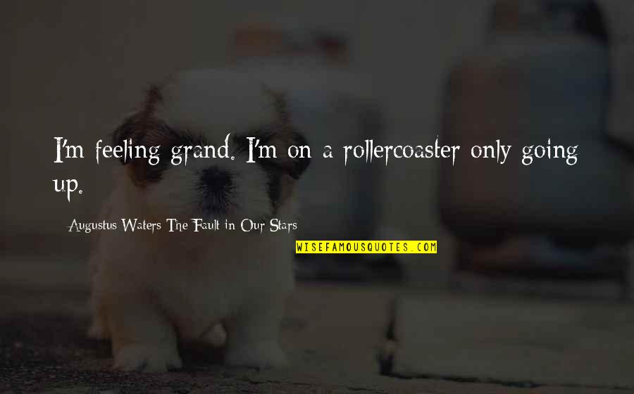 Stars Quotes By Augustus Waters The Fault In Our Stars: I'm feeling grand. I'm on a rollercoaster only