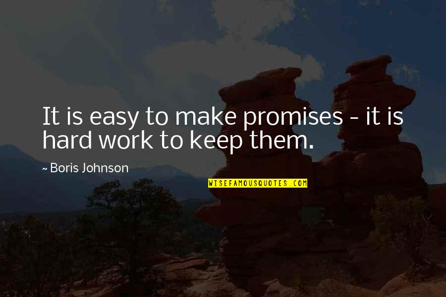 Starsense Celestron Quotes By Boris Johnson: It is easy to make promises - it Starsense Celestron Quotes By Boris Johnson: It is easy to make promises - it