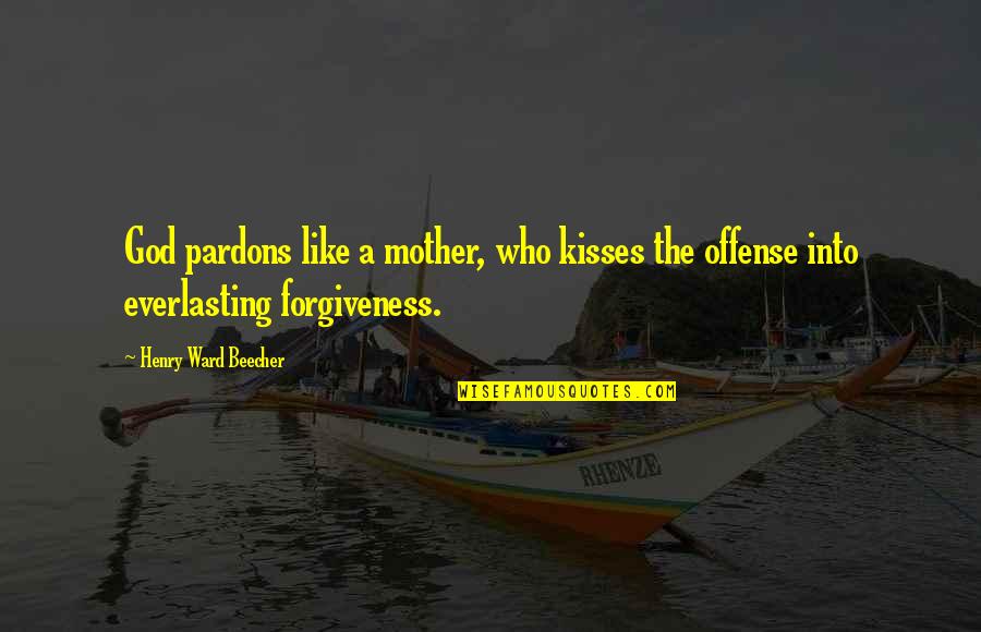 Staterooms On Harmony Quotes By Henry Ward Beecher: God pardons like a mother, who kisses the Staterooms On Harmony Quotes By Henry Ward Beecher: God pardons like a mother, who kisses the