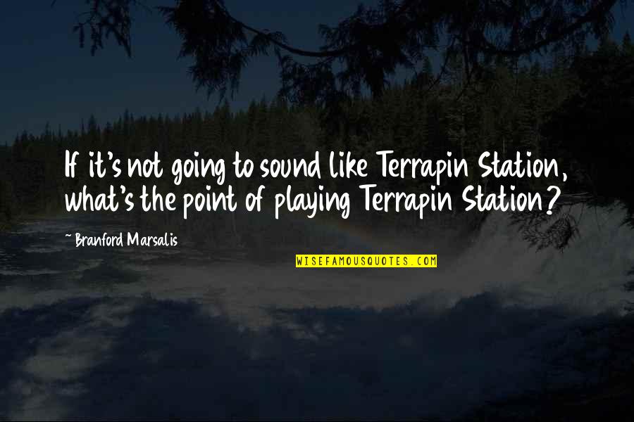 Station To Station Quotes By Branford Marsalis: If it's not going to sound like Terrapin