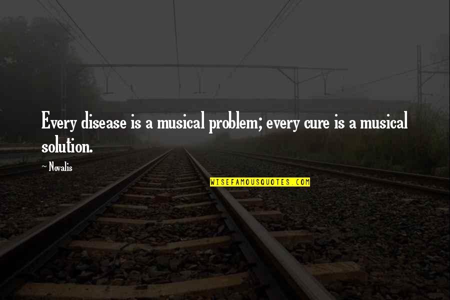 Staying Grounded Quotes By Novalis: Every disease is a musical problem; every cure