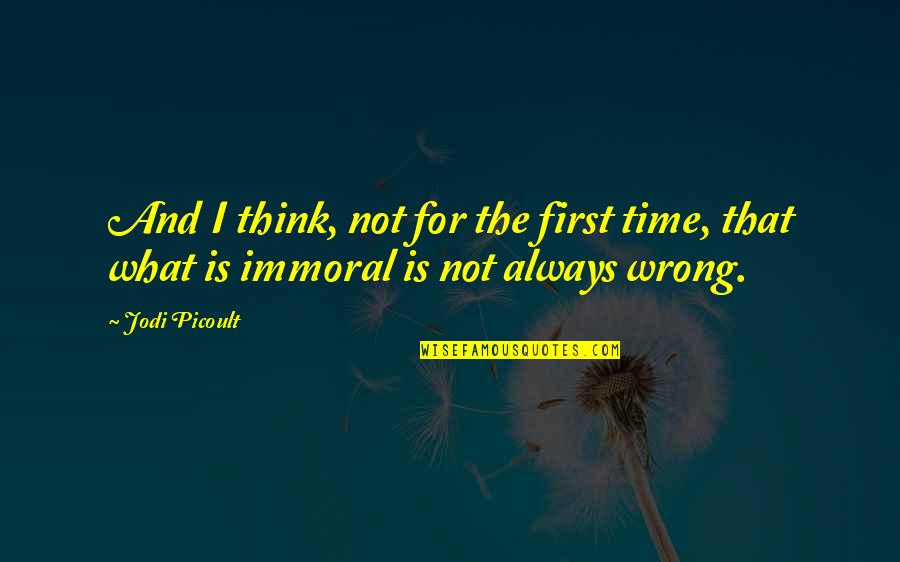 Steenburgen Or Mcdonnell Quotes By Jodi Picoult: And I think, not for the first time,