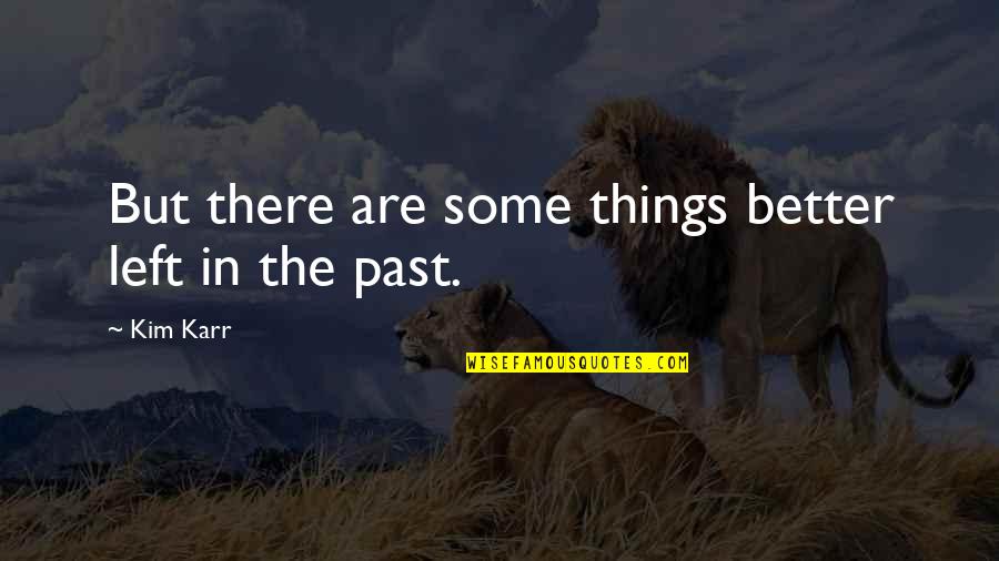 Steffans Manitowoc Quotes By Kim Karr: But there are some things better left in