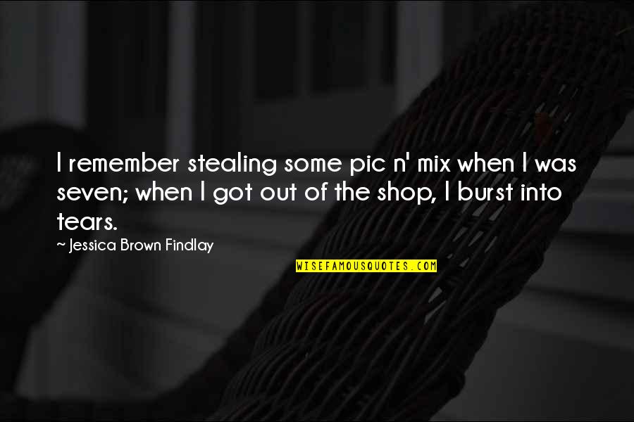 Steinle Clyde Quotes By Jessica Brown Findlay: I remember stealing some pic n' mix when Steinle Clyde Quotes By Jessica Brown Findlay: I remember stealing some pic n' mix when