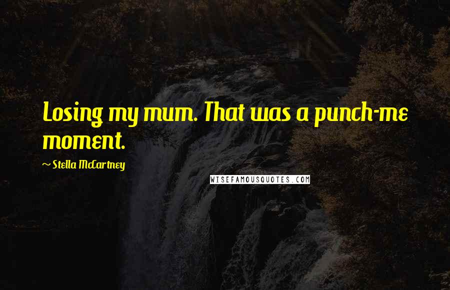 Stella McCartney quotes: Losing my mum. That was a punch-me moment.