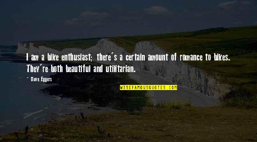 Stenstroms Quotes By Dave Eggers: I am a bike enthusiast; there's a certain Stenstroms Quotes By Dave Eggers: I am a bike enthusiast; there's a certain