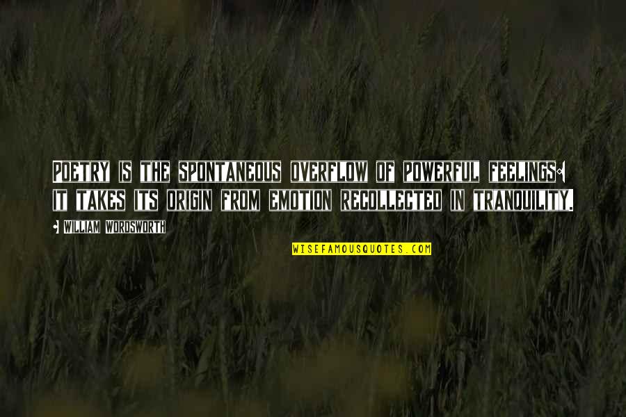 Step Grandma Quotes By William Wordsworth: Poetry is the spontaneous overflow of powerful feelings: Step Grandma Quotes By William Wordsworth: Poetry is the spontaneous overflow of powerful feelings: