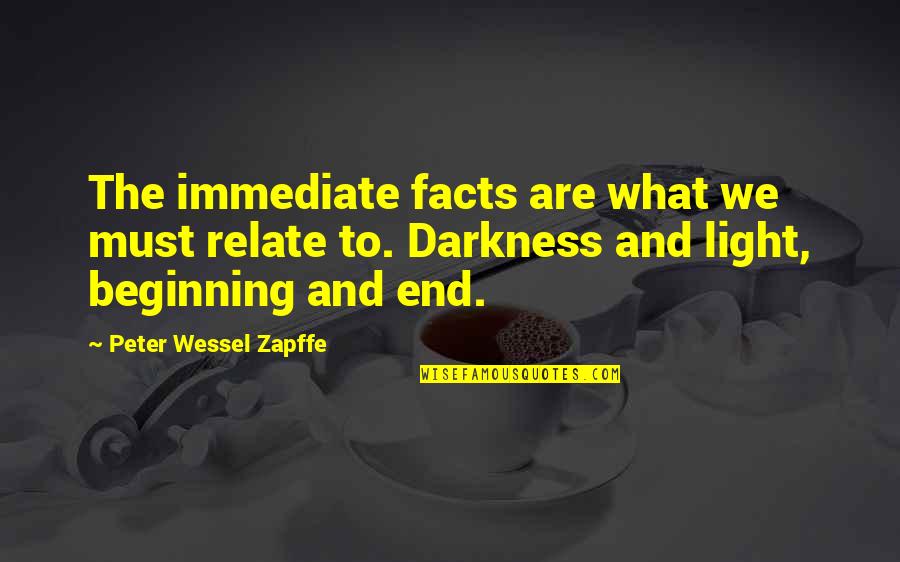 Stephanie Roche Quotes By Peter Wessel Zapffe: The immediate facts are what we must relate