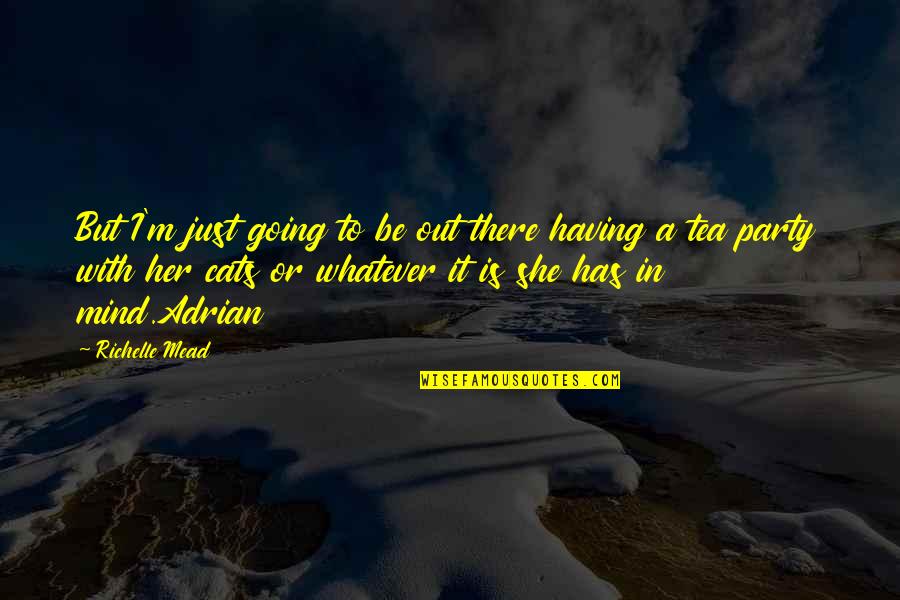 Stephanieellen Quotes By Richelle Mead: But I'm just going to be out there Stephanieellen Quotes By Richelle Mead: But I'm just going to be out there