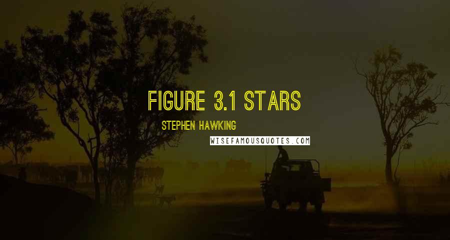 Stephen Hawking quotes: FIGURE 3.1 Stars